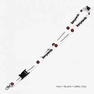L04 - Lanyard + Safetyclips + Hook + Buckle